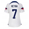 Damen Fußballbekleidung Vereinigte Staaten Giovanni Reyna #7 Heimtrikot WM 2022 Kurzarm